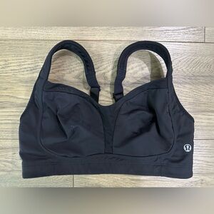 Lululemon Ta Ta Tamer size 34 D black sports bra